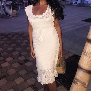 Sand Crochet Dress